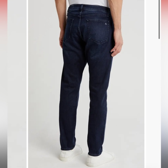 Rag & Bone Men’s Dark Wash Athletic Fit Jeans - Picture 2 of 5